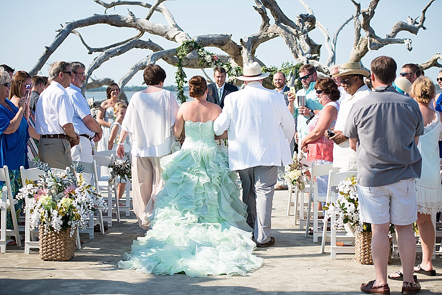 Intimate Wedding at Driftwood Beach by Tamara Gibson Photography | www.tamara-gibson.com