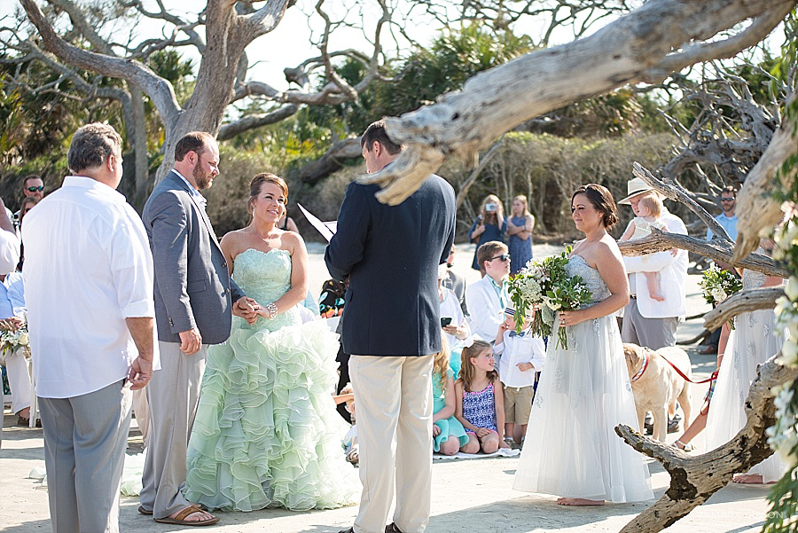 Intimate Wedding at Driftwood Beach by Tamara Gibson Photography | www.tamara-gibson.com