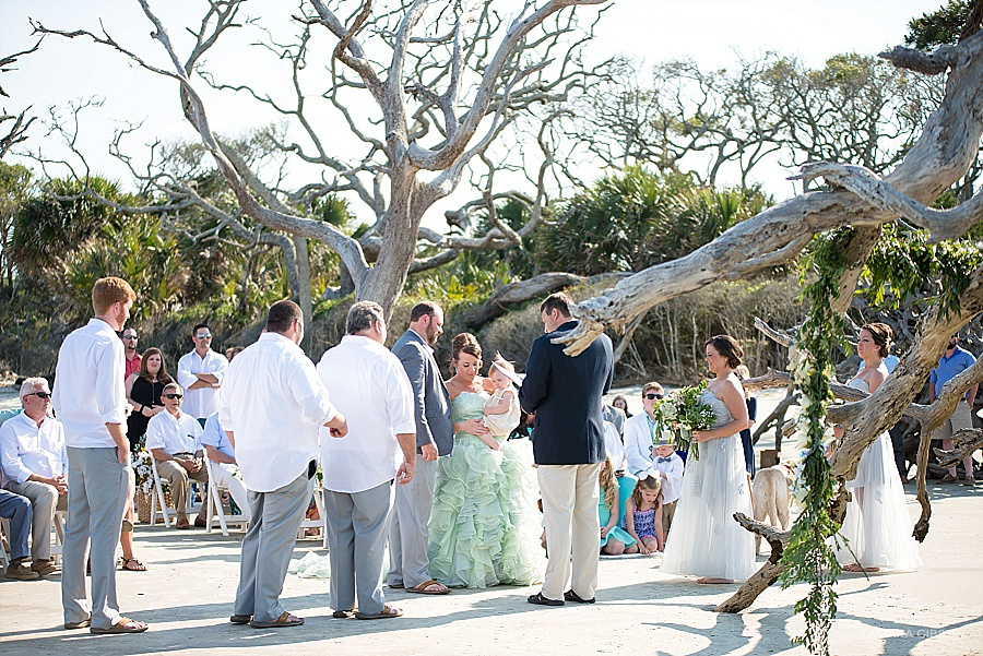 Intimate Wedding at Driftwood Beach by Tamara Gibson Photography | www.tamara-gibson.com