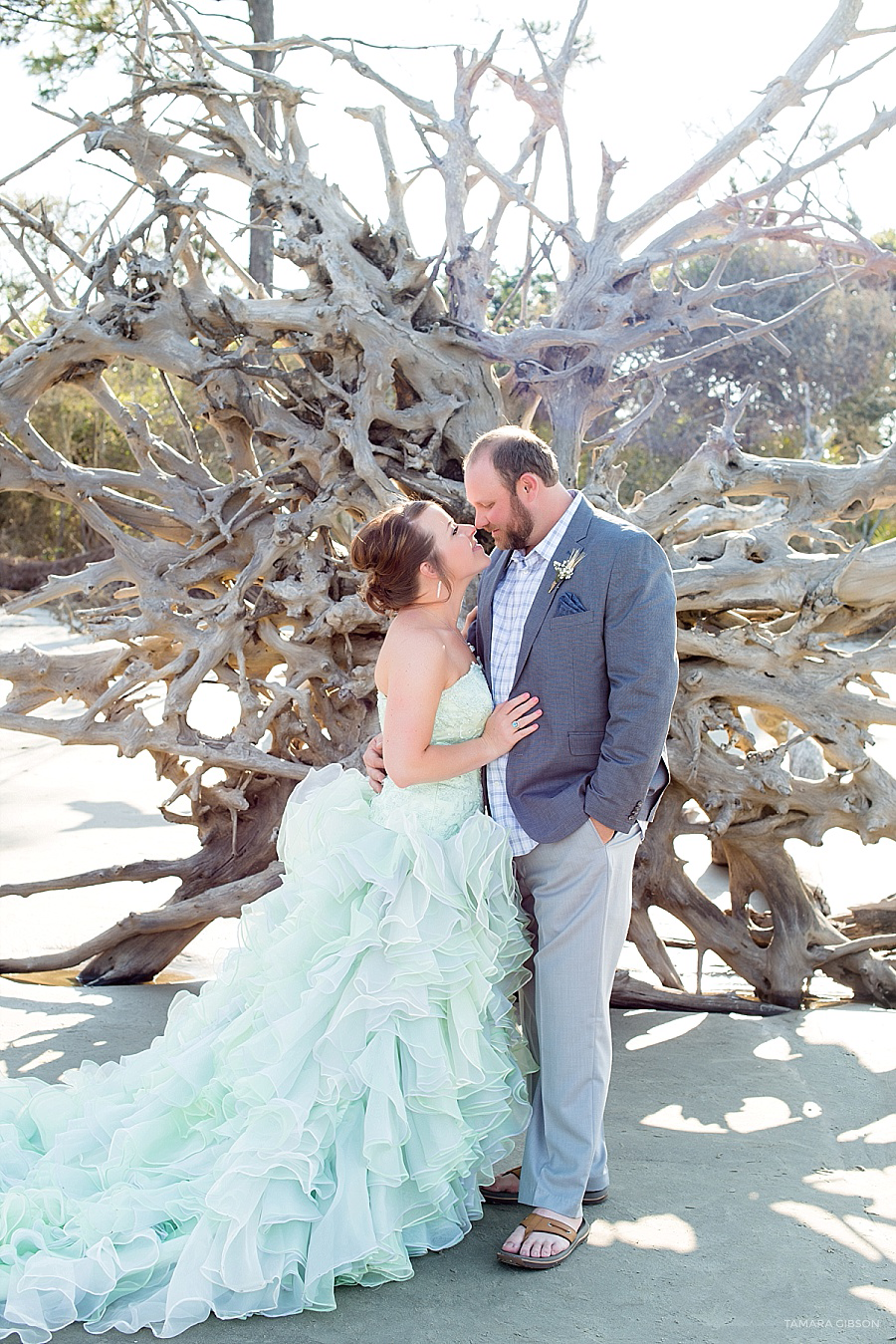 Intimate Wedding at Driftwood Beach by Tamara Gibson Photography | www.tamara-gibson.com