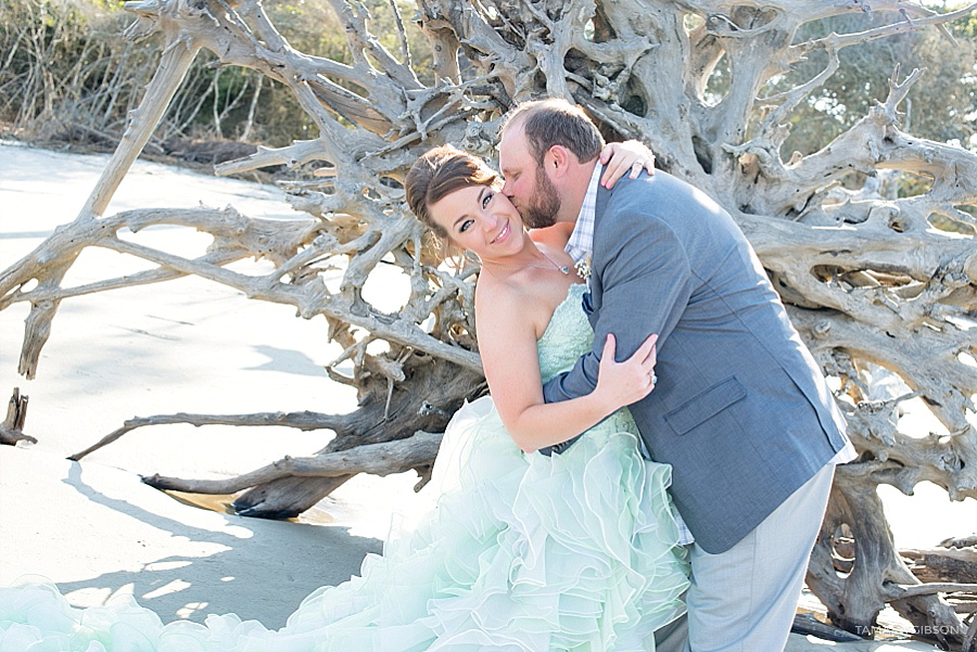 Intimate Wedding at Driftwood Beach by Tamara Gibson Photography | www.tamara-gibson.com