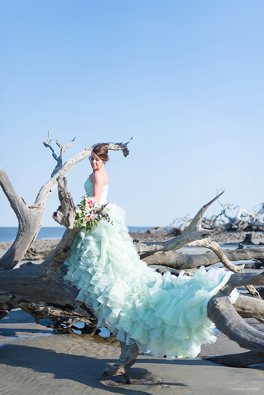 Intimate Wedding at Driftwood Beach by Tamara Gibson Photography | www.tamara-gibson.com