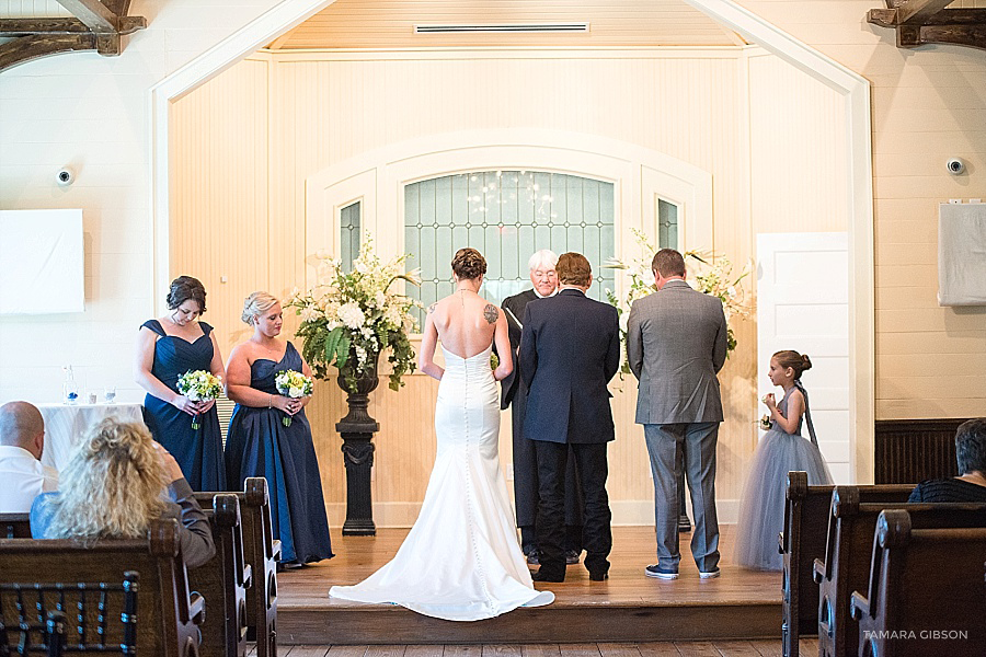 Tybee Island Wedding Chapel Wedding Photography by Tamara Gibson | www.tamara-gibson.com