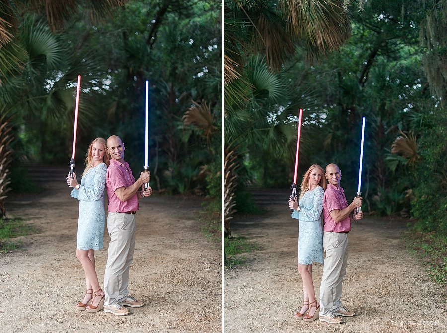 Washington Oak State Park Engagement Session by Tamara Gibson Photography |  Palm Coast Florida Engagement Photographer | www.tamara-gibson.com