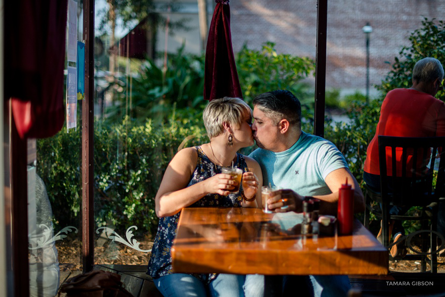 Downtown Brunswick Engagement Session by Tamara Gibson Photography | Downtown Engagement Session by TGP | www.tamara-gibson.com