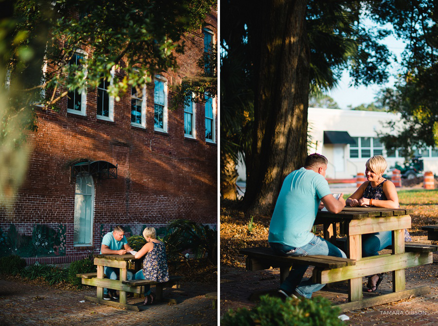 Downtown Brunswick Engagement Session by Tamara Gibson Photography | Downtown Engagement Session by TGP | www.tamara-gibson.com