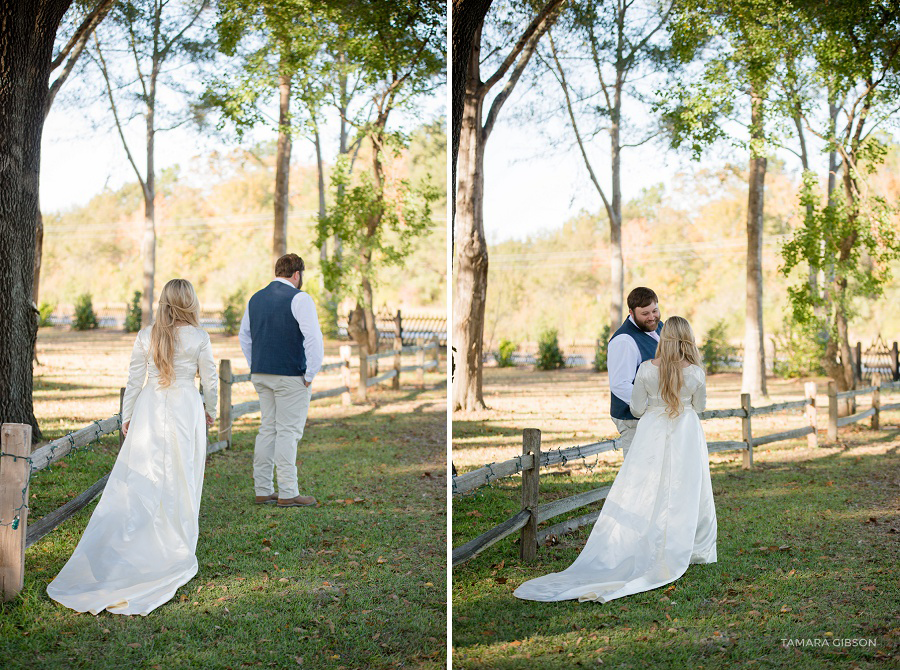 Quarter Oaks Farm Wedding in Sylvania Georgia by Tamara Gibson Photography. Sweet Southern Wedding. Twin Cities Wedding Photographer, Tamara Gibson. www.tamara-gibson.com