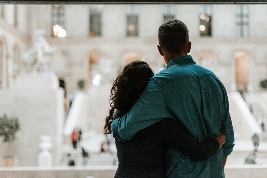 Louvre Museum Engagement Session Paris France by Tamara Gibson Photography | www.tamara-gibson.com