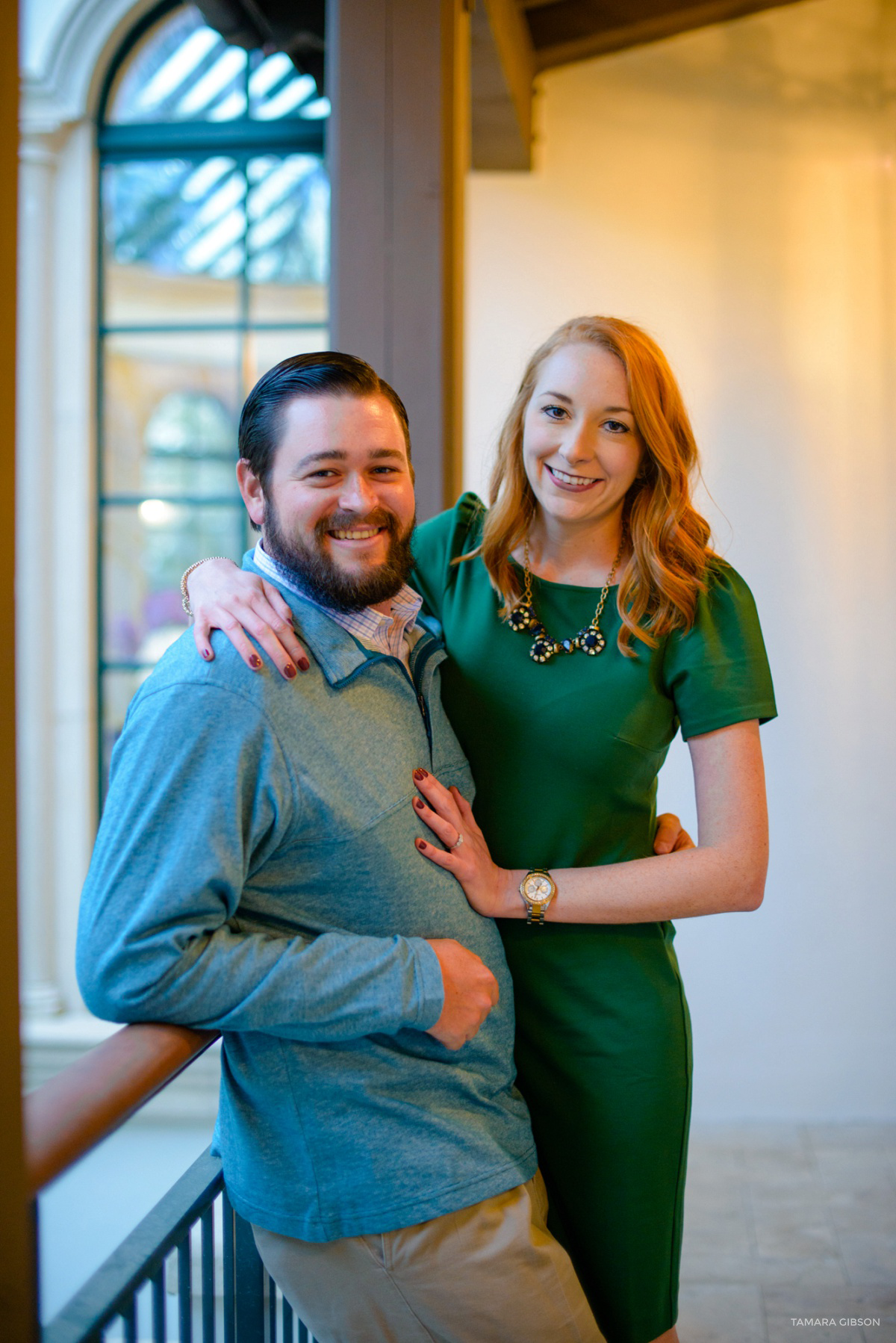 The Cloister Engagement Session by Tamara Gibson Photography www.tamara-gibson.com 