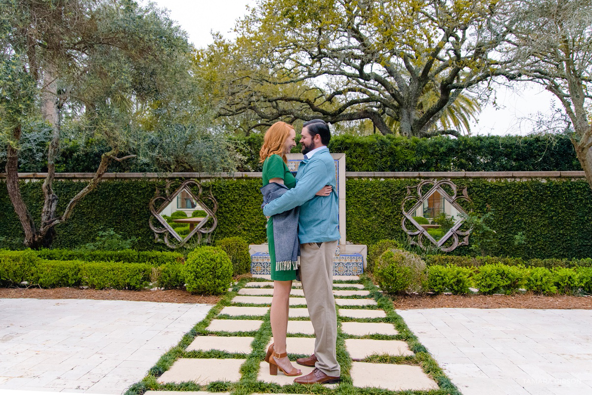 The Cloister Engagement Session by Tamara Gibson Photography www.tamara-gibson.com 