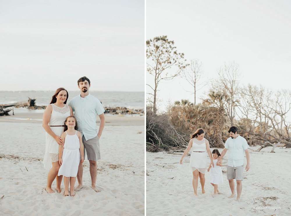 Romantic Beach Engagement Photo Session by Tamara Gibson Photography