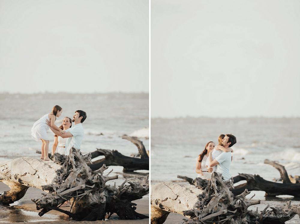 Romantic Beach Engagement Photo Session by Tamara Gibson Photography