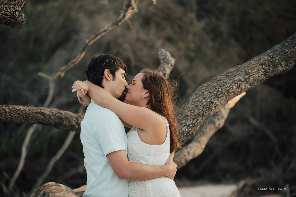 Romantic Beach Engagement Photo Session by Tamara Gibson Photography