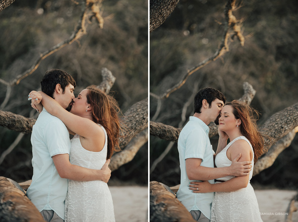 Romantic Beach Engagement Photo Session by Tamara Gibson Photography