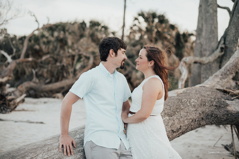 Romantic Beach Engagement Photo Session by Tamara Gibson Photography