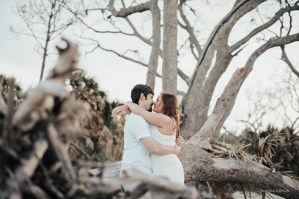 Romantic Beach Engagement Photo Session by Tamara Gibson Photography