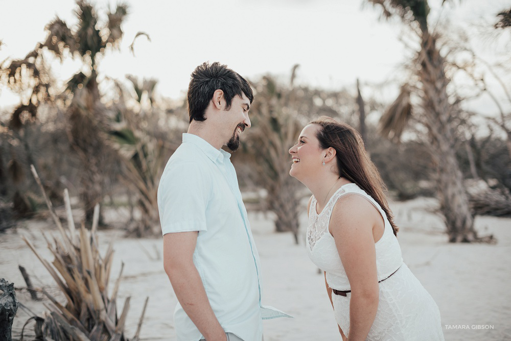 Romantic Beach Engagement Photo Session by Tamara Gibson Photography