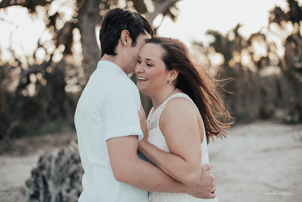 Romantic Beach Engagement Photo Session by Tamara Gibson Photography