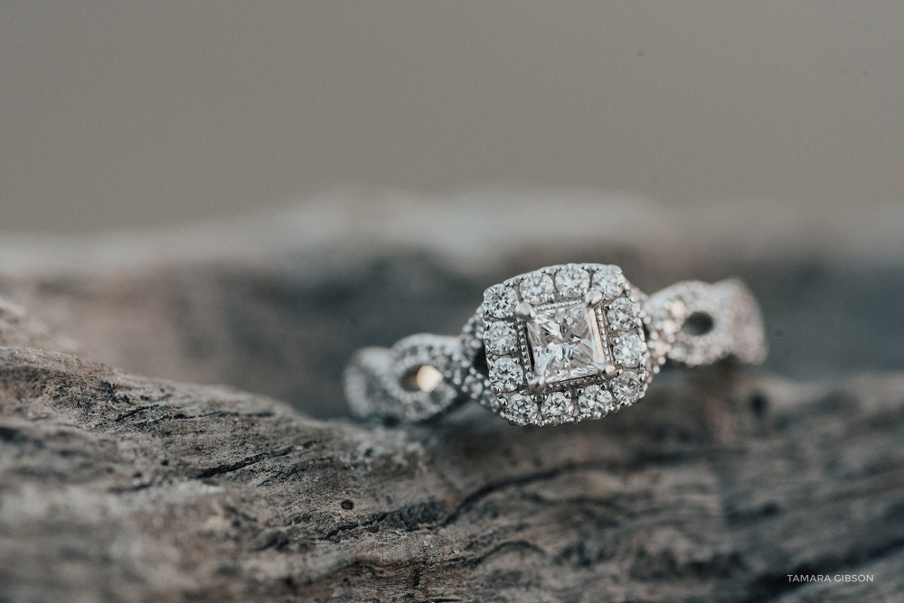 Romantic Beach Engagement Photo Session by Tamara Gibson Photography