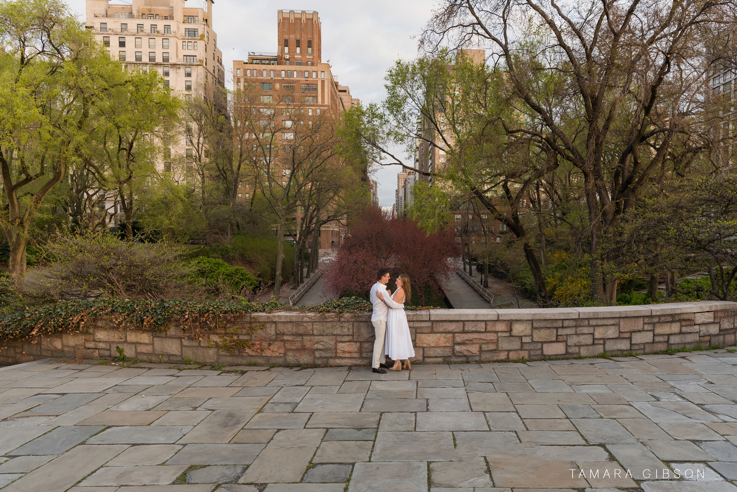 Couple Dancing at NYC Engagement